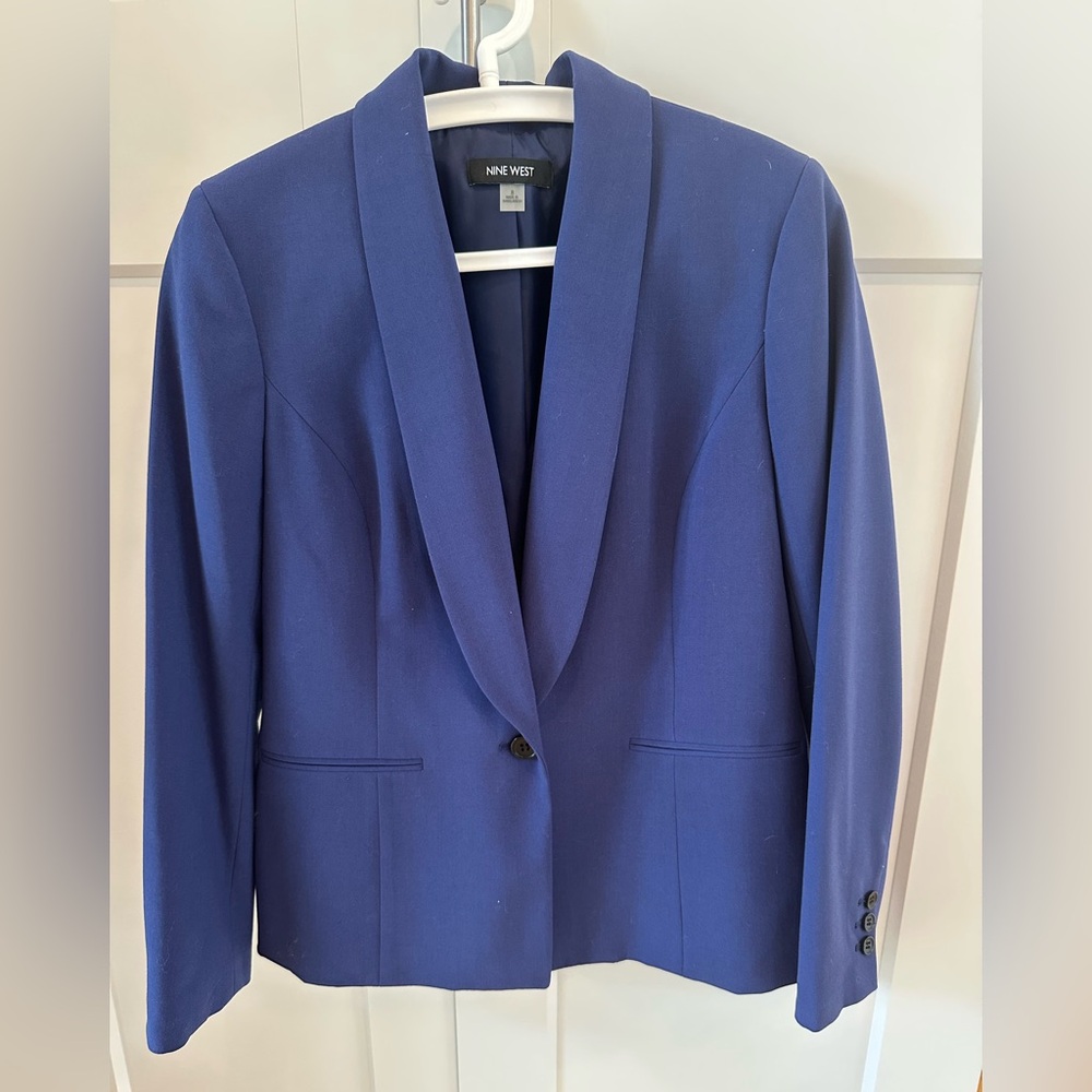 Nine West Women's Blue-ish Jacket size 8